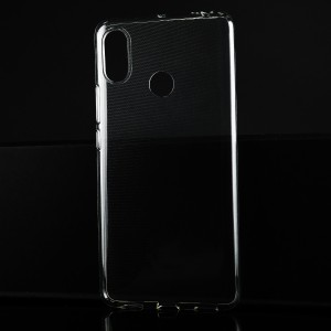 Силиконовый глянцевый транспарентный чехол для Xiaomi Mi Max 3