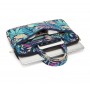 Дизайнерский чехол-сумка для MacBook Pro 15/16 на молнии с двумя многофункциональными карманами и принтом