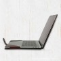 Чехол папка текстура Кожа на кнопке с угловыми креплениями для MacBook Air Touch Bar 13.3 (A1932/A2179)