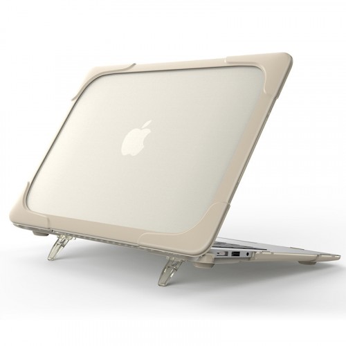 Противоударный двухкомпонентный чехол накладка со складными ножками для MacBook Pro Touch Bar 15.4