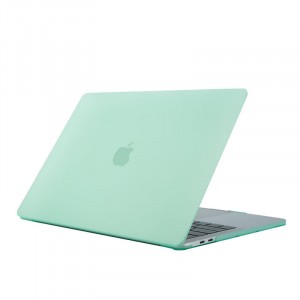 Поликарбонатный матовый полупрозрачный составной чехол накладка для MacBook Pro Touch Bar 13.3 Зеленый