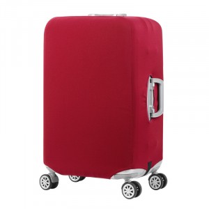 Эластичный защитный чехол на молнии и застежке S для чемоданов 19-21 дюйм Красный
