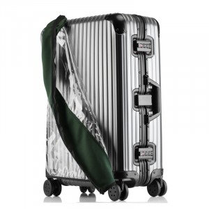 Комбинированный эластичный чехол на молниях с водонепроницаемыми гранями S для чемоданов 20 дюймов