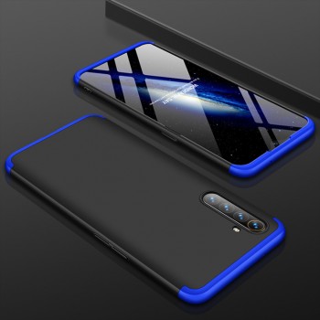 Трехкомпонентный сборный двухцветный пластиковый чехол для Realme XT Синий