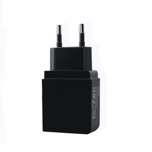 Сетевое зарядное устройство USB Type-C с поддержкой быстрой зарядки PD 18Вт (9В/2А) Черный