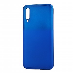 Трехкомпонентный сборный матовый пластиковый чехол для Samsung Galaxy A30s/A50 Синий