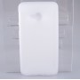 Силиконовый матовый полупрозрачный чехол для HTC U Play , цвет Белый