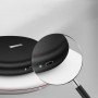Силиконовый матовый противоударный чехол с карабином для Huawei FreeBuds 3, цвет Черный