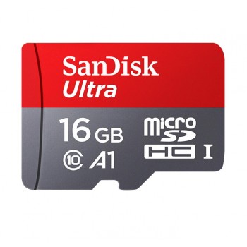 Карта памяти SanDisk Ultra MicroSDHC Class 10 A1 100 Мб/с 16 Гб