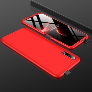 Двухкомпонентный сборный пластиковый матовый чехол для Huawei Y9s Красный