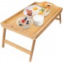 Деревянный столик-поднос со складными ножками Завтрак в кровать