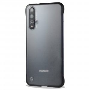 Пластиковый полупрозрачный ультратонкий чехол для Huawei Honor 20/Nova 5T Черный