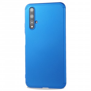 Трехкомпонентный сборный матовый пластиковый чехол для Huawei Nova 5T/Honor 20 Синий