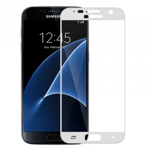 3D полноэкранное защитное стекло для Samsung Galaxy S7 Белый