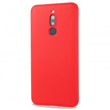 Двухкомпонентный сборный пластиковый матовый чехол для Xiaomi RedMi 8 Красный