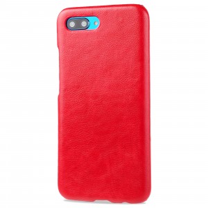 Чехол накладка текстурная отделка Кожа для Huawei Honor 10 Красный