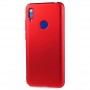Матовый пластиковый чехол для Huawei Y6s/Honor 8A с улучшенной защитой торцов корпуса, цвет Красный