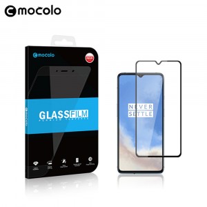 Премиум 5D Full Cover полноэкранное безосколочное защитное стекло Mocolo со сверхточными краями для OnePlus 6T