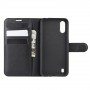 Чехол портмоне подставка для Samsung Galaxy M01/A01 с магнитной защелкой и отделениями для карт