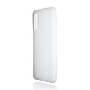 Силиконовый матовый полупрозрачный чехол для Samsung Galaxy A50/Galaxy A30s Белый