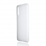 Силиконовый матовый полупрозрачный чехол для Samsung Galaxy A50/Galaxy A30s, цвет Белый