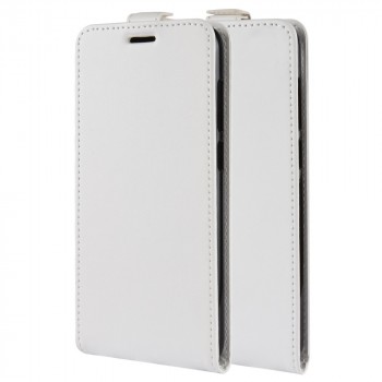 Вертикальный чехол-книжка для Huawei P40 Lite с отделениями для карт и магнитной защелкой Белый
