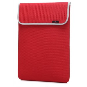 Текстильный мешок с текстурой ромб для ноутбуков 14-14.9 дюймов Красный