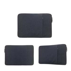Чехол папка из влагостойкого текстиля с наружным карманом для ноутбуков 15-15.9 дюймов Синий