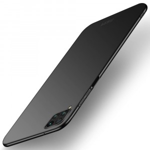 Матовый пластиковый чехол для Huawei P40 Lite с улучшенной защитой торцов корпуса Черный