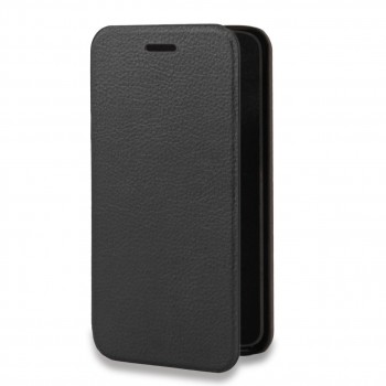Чехол горизонтальная книжка подставка на силиконовой основе для Samsung Galaxy A51 Черный