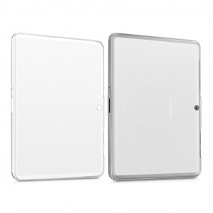 Силиконовый матовый полупрозрачный чехол для Samsung Galaxy Tab 2 10.1 