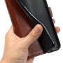 Глянцевый водоотталкивающий чехол портмоне подставка на силиконовой основе с отсеком для карт на магнитной защелке для Sony Xperia L4, цвет Черный