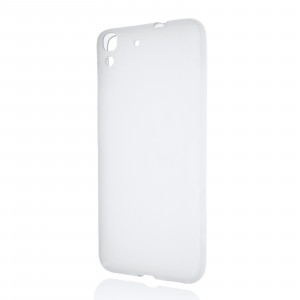 Силиконовый матовый полупрозрачный чехол для Huawei Y6 Белый