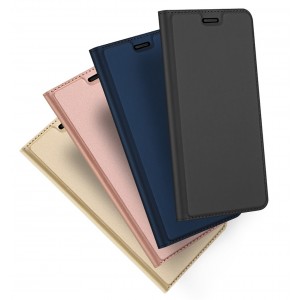 Магнитный флип чехол-книжка для Samsung Galaxy Note 10 Plus с функцией подставки и с отсеком для карт