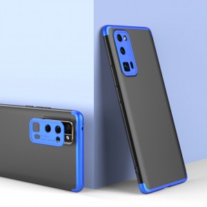Трехкомпонентный сборный двухцветный пластиковый чехол для Huawei Honor 30 Pro Синий