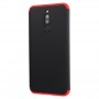 Трехкомпонентный сборный матовый пластиковый чехол для Xiaomi RedMi 8, цвет Красный