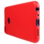 Силиконовый матовый непрозрачный чехол с нескользящим софт-тач покрытием для Huawei Honor 9 Lite, цвет Красный