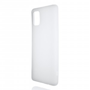 Силиконовый матовый полупрозрачный чехол для Samsung Galaxy A51