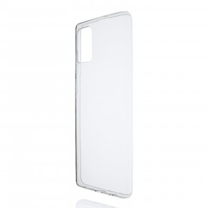 Силиконовый глянцевый транспарентный чехол для Samsung Galaxy A71