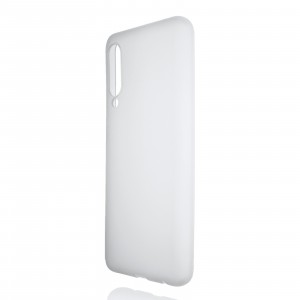 Силиконовый матовый полупрозрачный чехол для Meizu 16T Белый