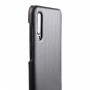 Чехол задняя накладка для Samsung Galaxy A50/A30s с текстурой кожи, цвет Черный
