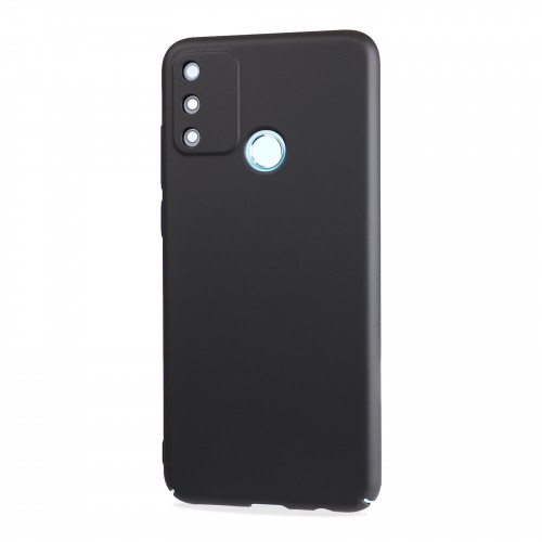 Матовый пластиковый чехол для Huawei Honor 9A с улучшенной защитой торцов корпуса, цвет Черный
