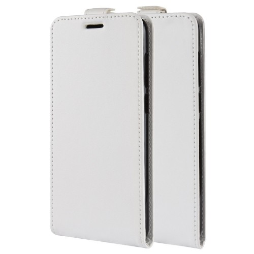 Вертикальный чехол-книжка для Samsung Galaxy Note 20 с отделениями для карт и магнитной защелкой, цвет Белый