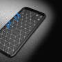 Силиконовый матовый непрозрачный чехол с текстурным покрытием Карбон для Realme C11 , цвет Черный