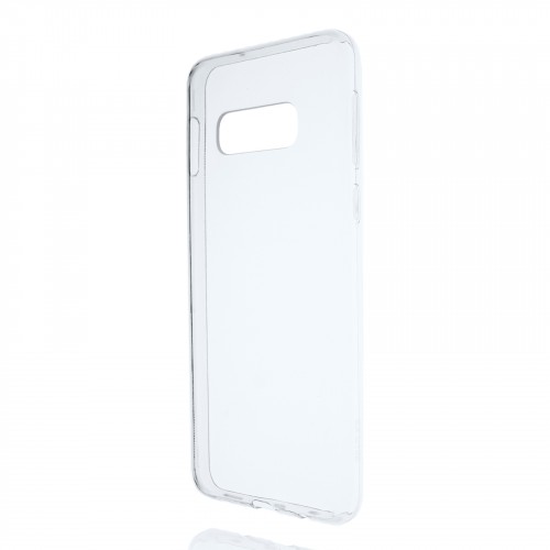Силиконовый глянцевый транспарентный чехол для Samsung Galaxy S10e