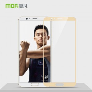 Улучшенное олеофобное 3D полноэкранное защитное стекло Mofi для Huawei Honor View 10 Бежевый