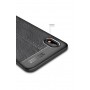 Силиконовый чехол накладка для Samsung Galaxy A01 Core с текстурой кожи