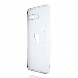 Силиконовый глянцевый транспарентный чехол для ASUS ROG Phone 3