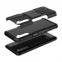 Экстрим противоударный чехол для Realme 6 с подставкой и текстурой шины, цвет Черный
