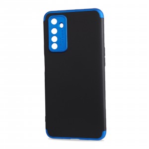 Трехкомпонентный сборный двухцветный пластиковый чехол для Realme 6 Синий